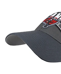 '47 Brand Men's Charcoal Tampa Bay Buccaneers Split Block Mvp Adjustable Hat