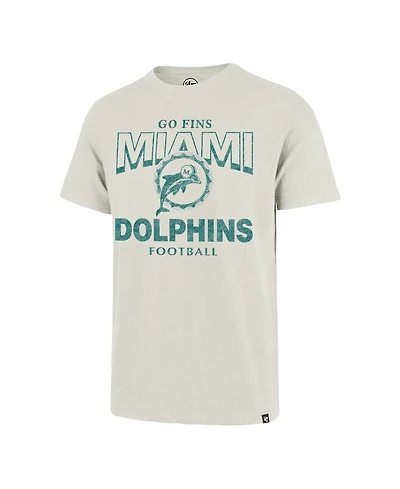 '47 Brand Men's Natural Miami Dolphins Head On Scrum T-Shirt