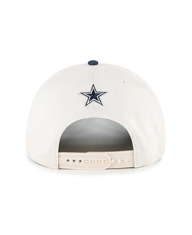 '47 Brand Women's Natural/Navy Dallas Cowboys Rope Script Hitch Adjustable Hat
