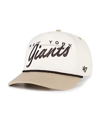 '47 Brand Men's Natural/Tan New York Giants Neutral Terrain Hitch Rope Adjustable Hat