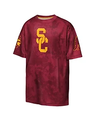 Outerstuff Big Boys and Girls Cardinal Usc Trojans Off-Side Sublimated T-Shirt