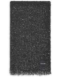 Calvin Klein Women's Fluffy Sequin Blanket Scarf