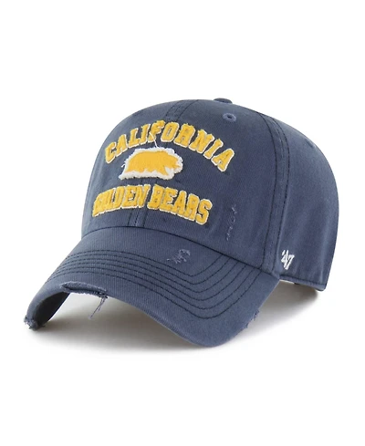 47 Brand Men's and Women's Navy Cal Bears Well-Worn Seymore Clean Up Adjustable Hat