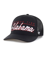 47 Brand Men's and Women's Black Alabama Crimson Tide brr° Condor Mesh Hitch Adjustable Hat