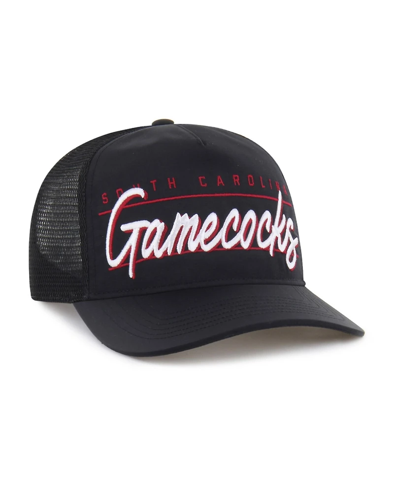 47 Brand Men's and Women's Black South Carolina Gamecocks brr° Condor Mesh Hitch Adjustable Hat