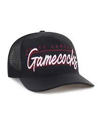47 Brand Men's and Women's Black South Carolina Gamecocks brr° Condor Mesh Hitch Adjustable Hat