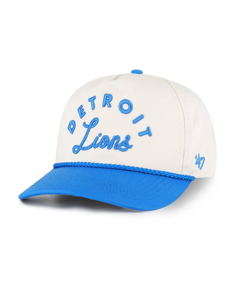 47 Brand Women's Natural Detroit Lions Rope Script Hitch Adjustable Hat