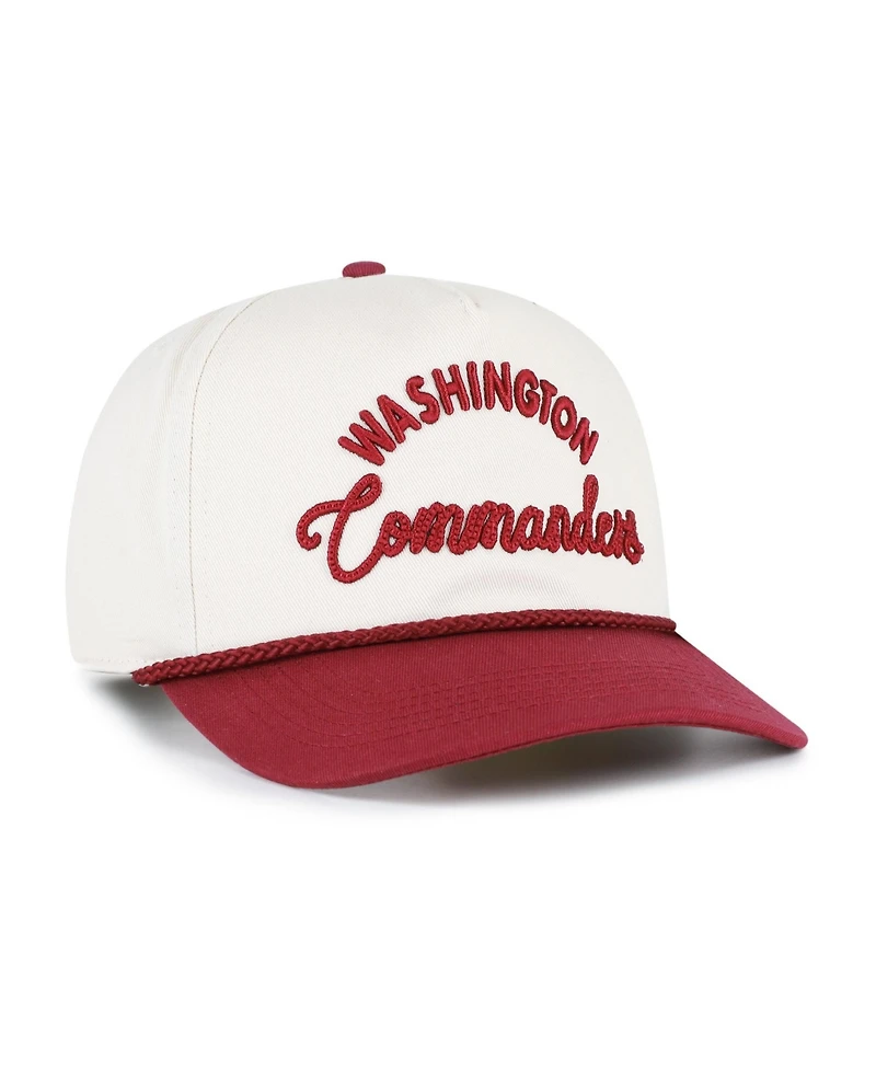 47 Brand Women's Natural Washington Commanders Rope Script Hitch Adjustable Hat