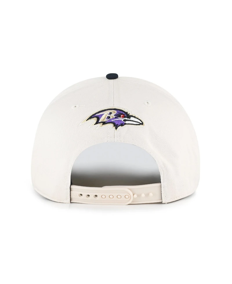 47 Brand Women's Natural Baltimore Ravens Rope Script Hitch Adjustable Hat