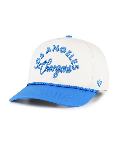 47 Brand Women's Natural Los Angeles Chargers Rope Script Hitch Adjustable Hat