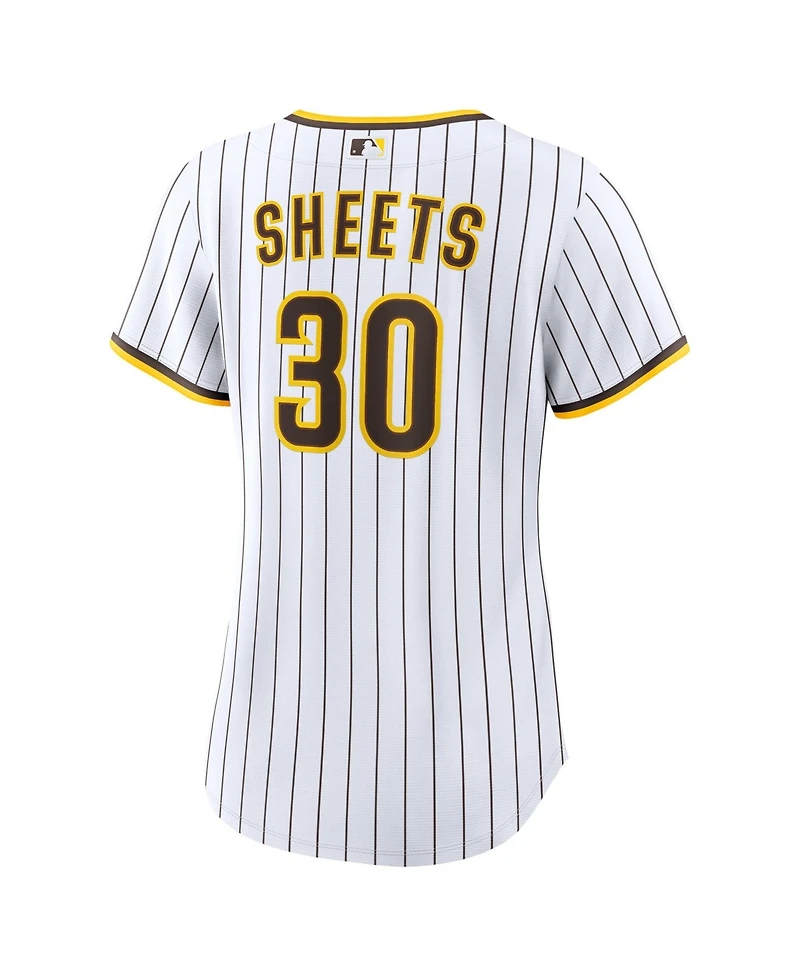 Nike Women's Plus San Diego Padres Gavin Sheets Home Replica Loose-Fit Jersey