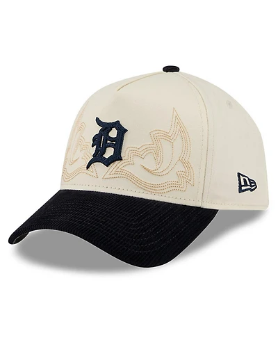 New Era Men's Stone Detroit Tigers Western Stitch 9FORTY A-Frame Adjustable Hat