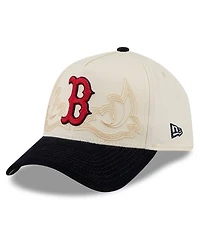 New Era Men's Stone Boston Red Sox Western Stitch 9FORTY A-Frame Adjustable Hat