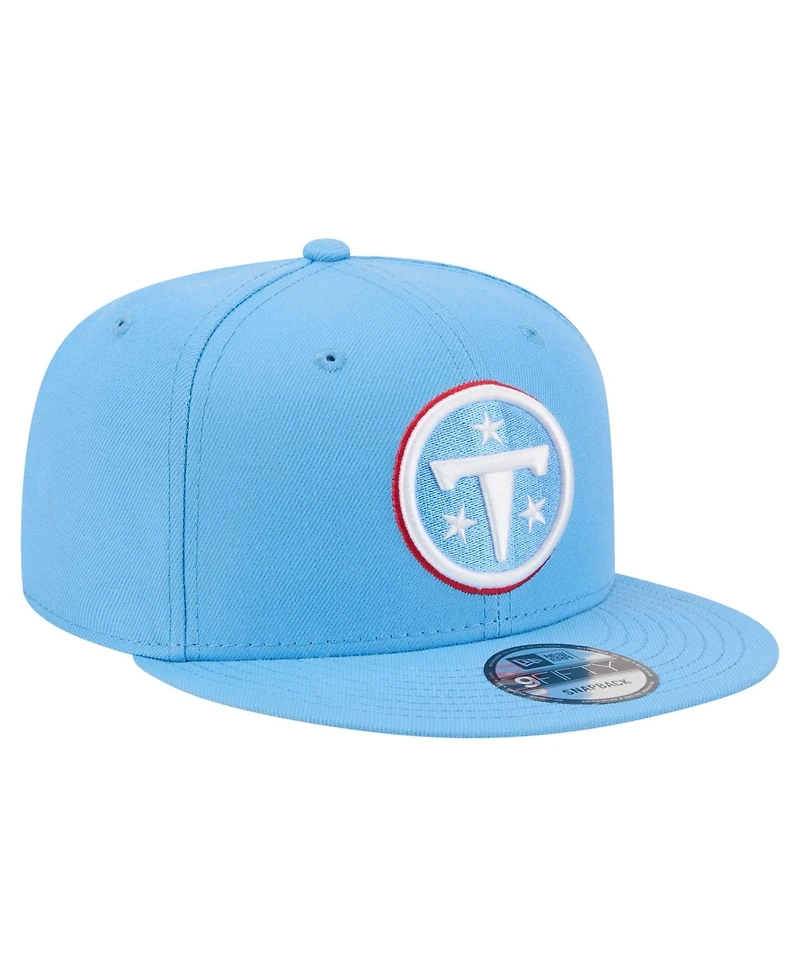 New Era Men's /Light Blue Tennessee Titans 9FIFTY Snapback Hat