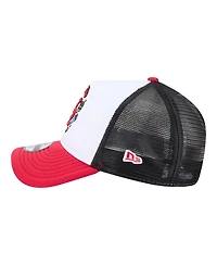 New Era Big Boys and Girls White/Red St. Louis Cardinals Food A-Frame 9FORTY Trucker Adjustable Hat