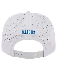 New Era Men's White Detroit Lions Name Plate 9SEVENTY Adjustable Hat