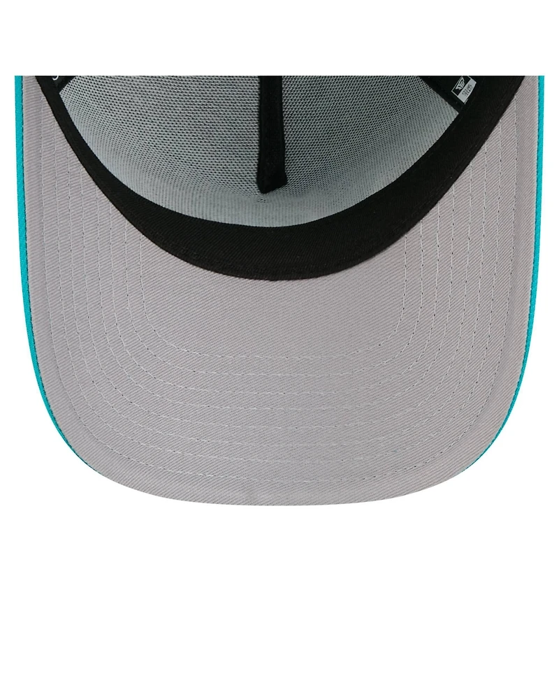 New Era Big Boys and Girls Aqua Miami Dolphins 9FORTY A-Frame Adjustable Hat