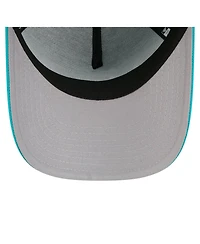 New Era Big Boys and Girls Aqua Miami Dolphins 9FORTY A-Frame Adjustable Hat