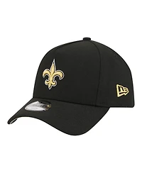 New Era Big Boys and Girls Black New Orleans Saints 9FORTY A-Frame Adjustable Hat