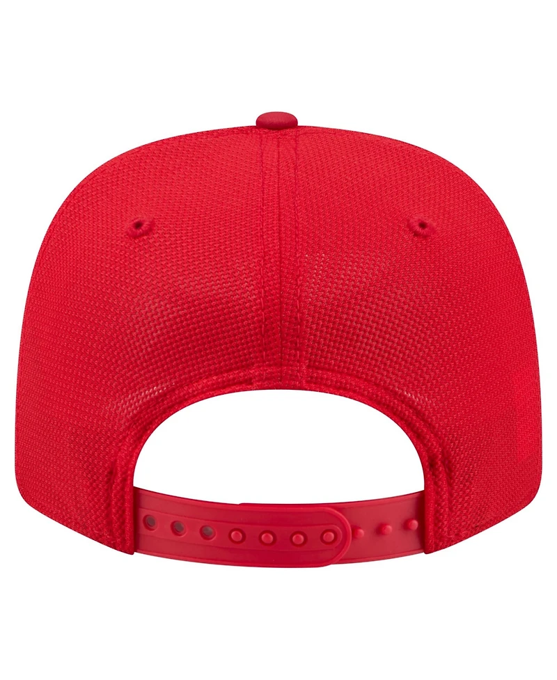 New Era Men's Red St. Louis Cardinals Floral Patch 9SEVENTY Adjustable Hat