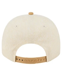 New Era Men's Cream New York Giants Herringbone 9FIFTY A-Frame Snapback Hat