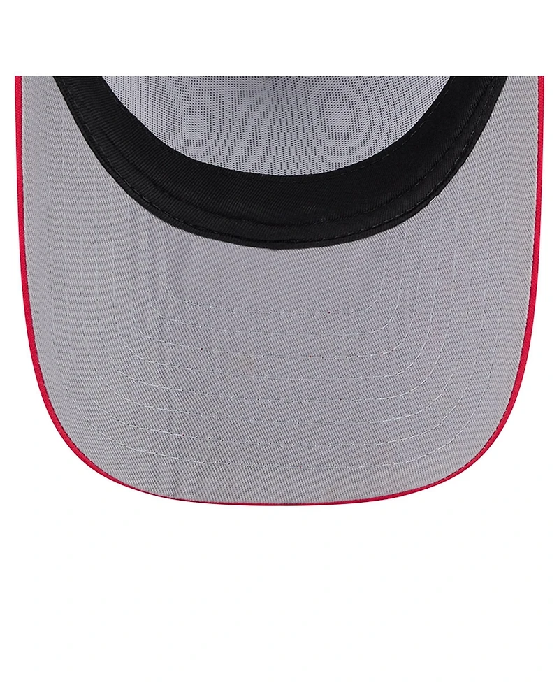 New Era Men's White/Scarlet San Francisco 49ers Foodie 9FIFTY A-Frame Trucker Snapback Hat