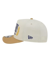 New Era Men's Cream Los Angeles Dodgers Club 9FIFTY A-Frame Snapback Hat