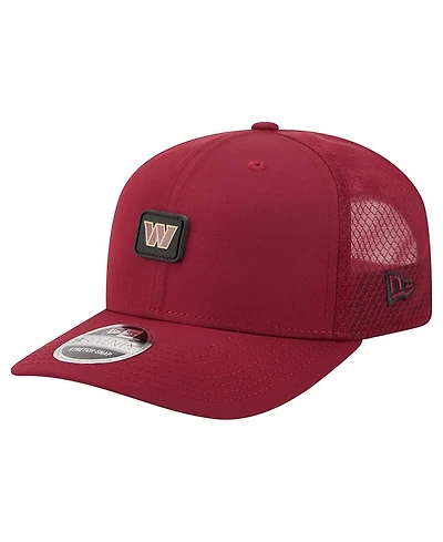 New Era Men's Burgundy Washington Commanders Micro Badge 9SEVENTY Adjustable Hat
