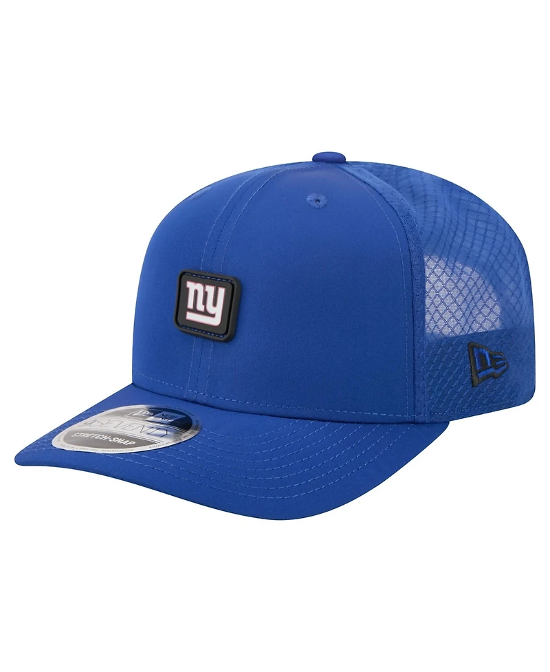 New Era Men's Royal New York Giants Micro Badge 9SEVENTY Adjustable Hat