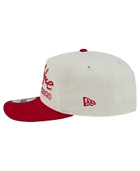 New Era Men's Cream San Francisco 49ers Script 19TWENTY Adjustable Hat