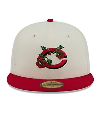 New Era Men's White/Red Cincinnati Reds Blossom 59FIFTY Fitted Hat