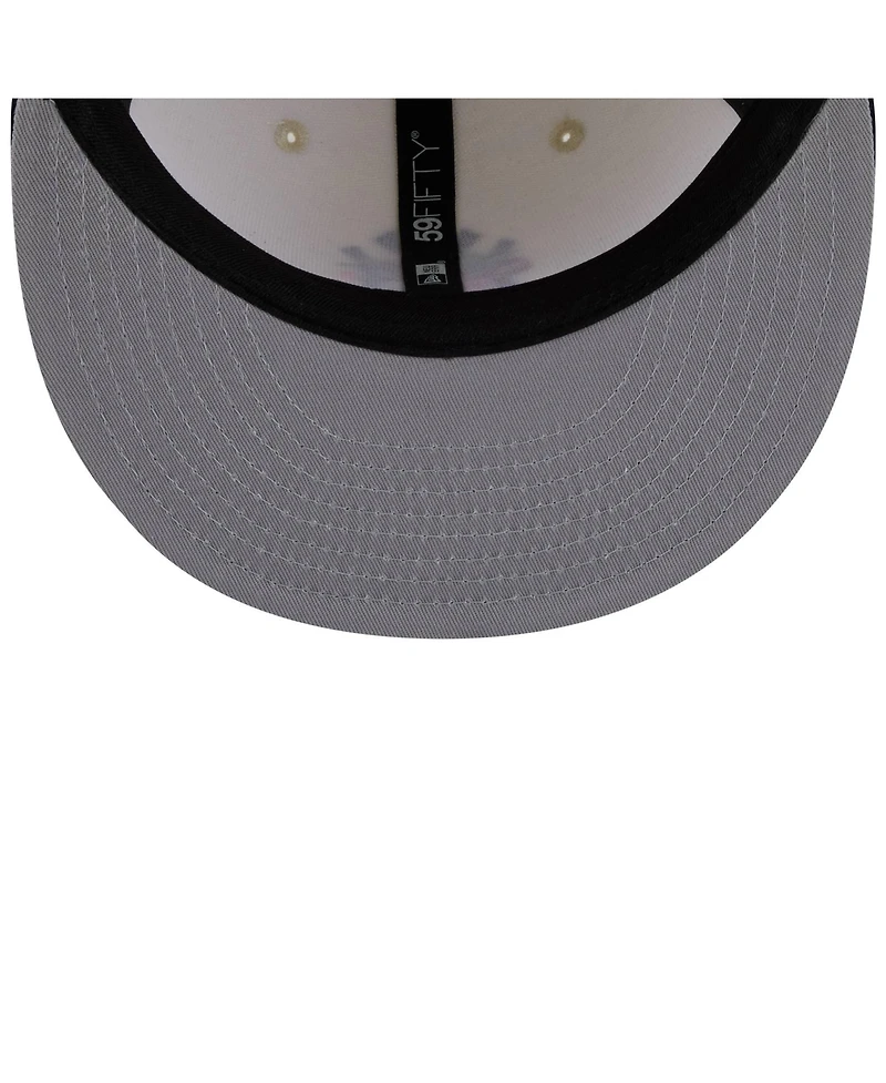 New Era Men's White/Navy Boston Red Sox Blossom 59FIFTY Fitted Hat