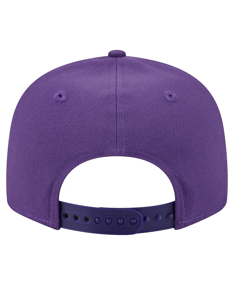 New Era Men's Purple Minnesota Vikings Core Team Script 9FIFTY Snapback Hat