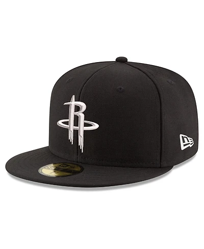 New Era Men's Black Houston Rockets 59FIFTY Fitted Hat