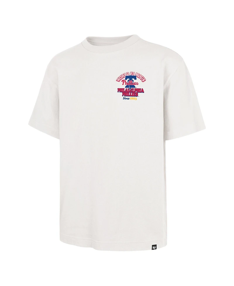 47 Brand Men's Cream Philadelphia Phillies Glizzy T-Shirt