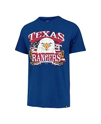 47 Brand Men's Royal Texas Rangers Americana Eagle T-Shirt
