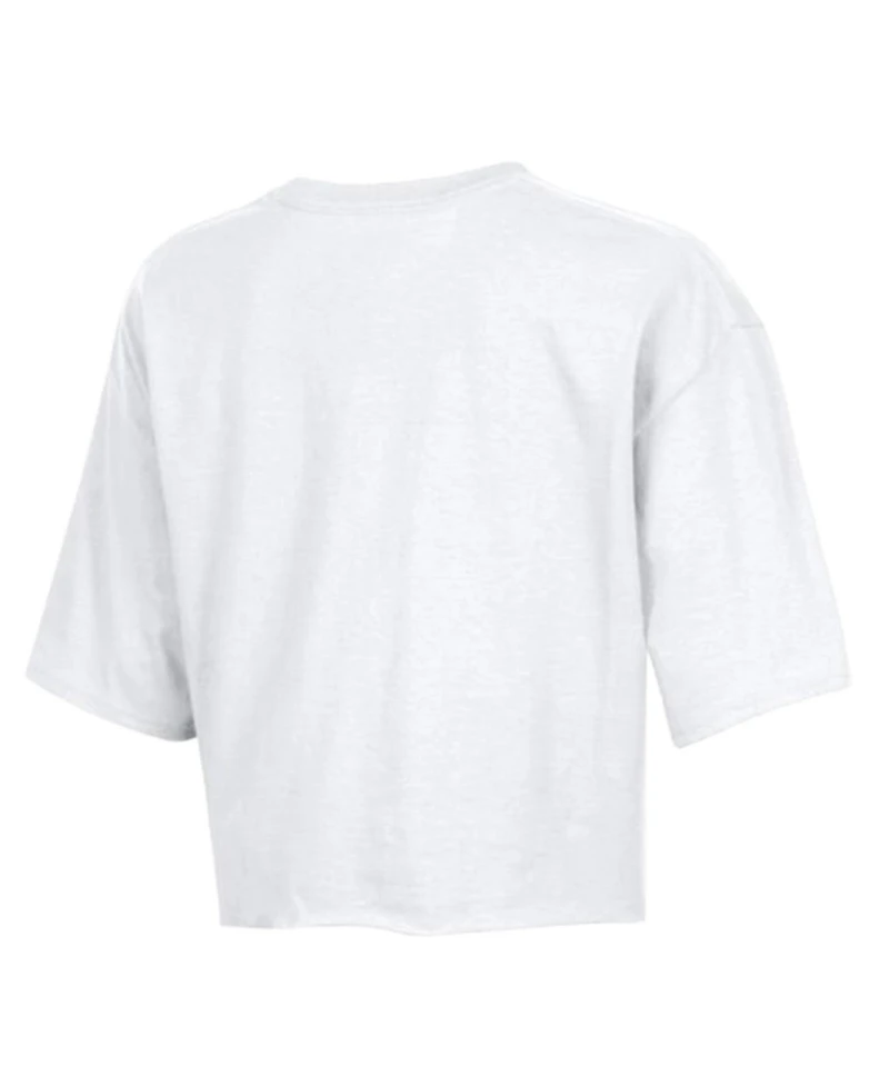Champion Women's Boston Red Sox Cropped Boyfriend T-Shirt