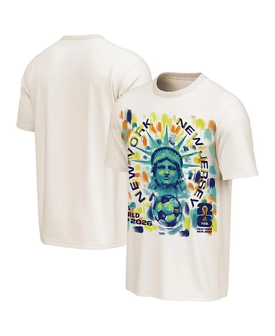 Outerstuff Big Boys and Girls Natural Fifa World Cup 2026 New York/New Jersey Homestyle Poster T-Shirt