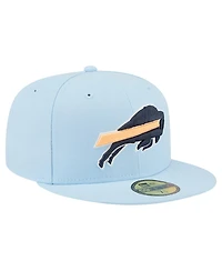 New Era Men's Coastal Blue Buffalo Bills 59FIFTY Fitted Hat