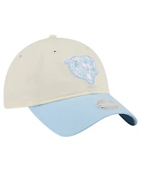 New Era Women's Cream/Coastal Blue Chicago Bears 9TWENTY Adjustable Hat