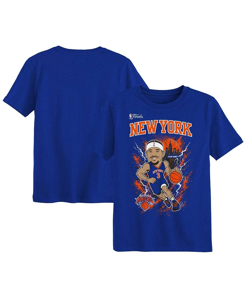 Outerstuff Preschool Josh Hart Blue New York Knicks 2026 Nba Finals Player T-Shirt