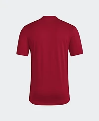 Adidas Men's Crimson Indiana Hoosiers Locker Slogan Football Pre-Game T-Shirt