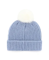 '47 Brand Women's Light Blue Dallas Cowboys Mellow Cuffed Knit Hat with Pom
