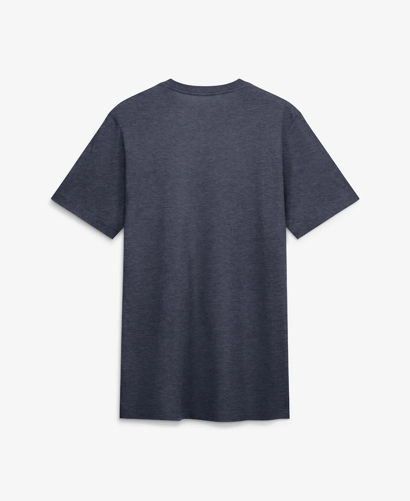 Nike Men's Heather Navy Boston Red Sox Cooperstown Logo Tri-Blend T-Shirt