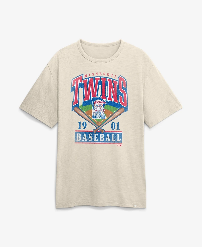 Fanatics Men's Tan Minnesota Twins Stadium Slub T-Shirt