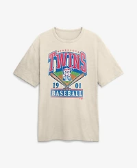 Fanatics Men's Tan Minnesota Twins Stadium Slub T-Shirt