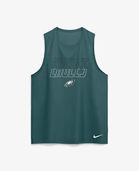 Nike Men's Midnight Green Philadelphia Eagles Kickoff Miler Dri-fit Tank Top