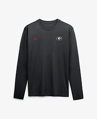 Nike Men's Black Georgia Bulldogs 2026 Sideline Small Logo Legend Dri-fit Long Sleeve T-Shirt