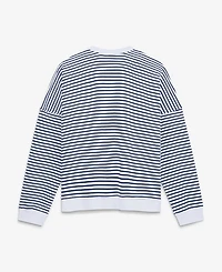 Fanatics Women's Seattle Seahawks Striped Oversized Sweatshirt