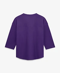 Fanatics Women's Minnesota Vikings Team First Deceptive Juke 3/4-Sleeve V-Neck Graphic T-Shirt
